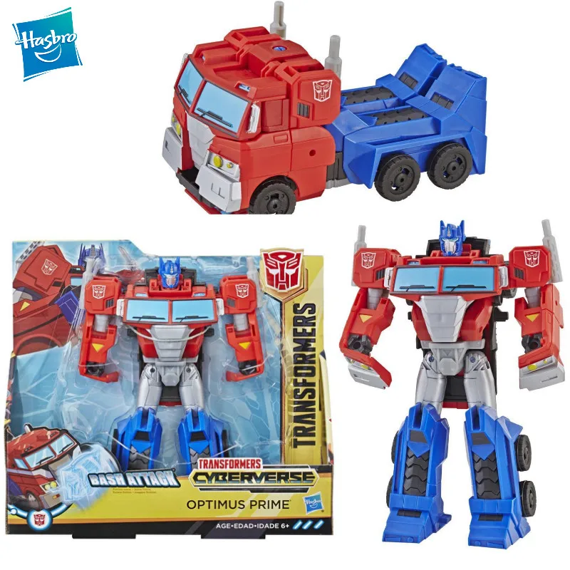 

Новинка Hasbro Transformers TRA CYBERVERSE ULTRA OPTIMUS GENERAL MANAGER 18 см ПВХ экшн и игрушечные фигурки E3639
