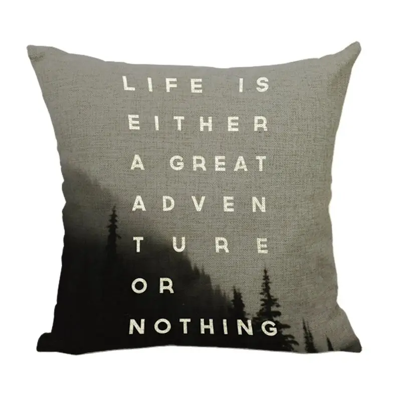 Высокое качество Наволочка компас пейзаж геометрический прямоугольник круг