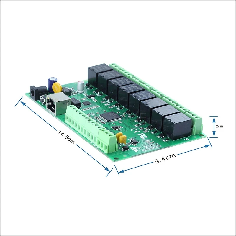 Сетевое релейное управление 8 в out ler RS485 Modbus TCP MQTT HTTP GET P2P временем Android|Измерители