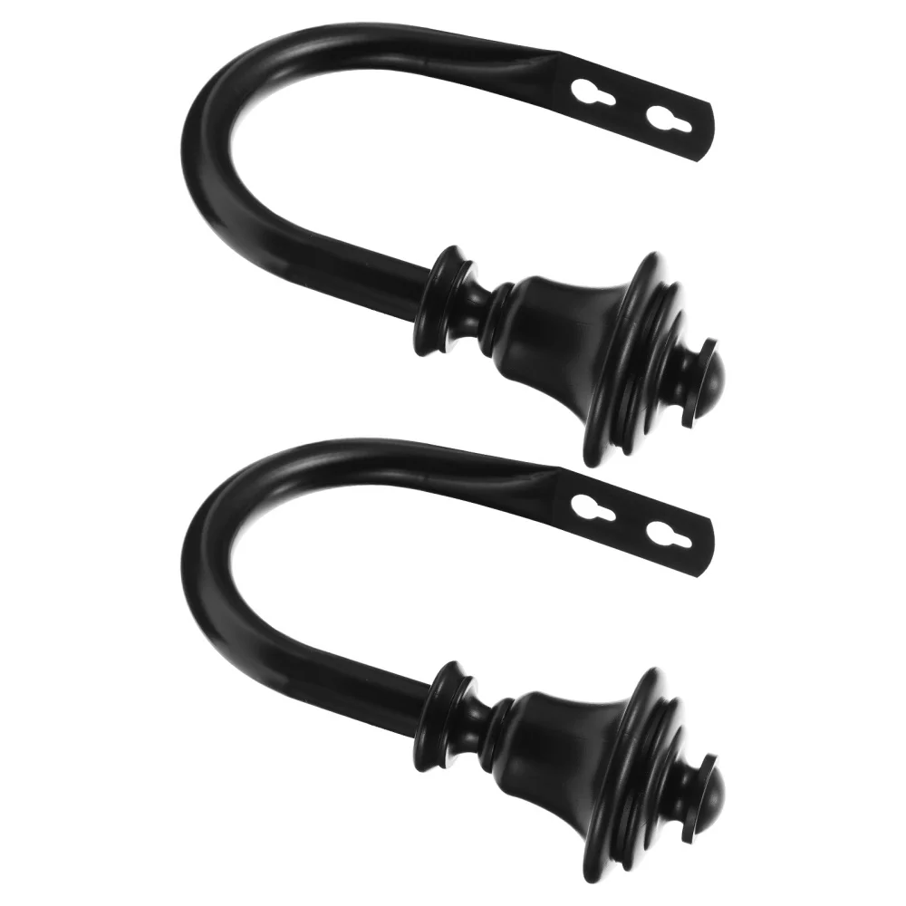 

2pcs Curtain Tiebacks Iron Curtain Hooks Decorative Curtain Holdbacks for Home