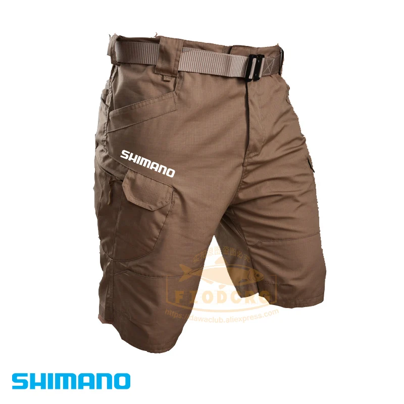Дешево Летние Shimano мужские уличные шорты кольца в виде пятиконечной брюки тактические комбинезоны быстросохнущая одежда размера плюс воздухопрон...