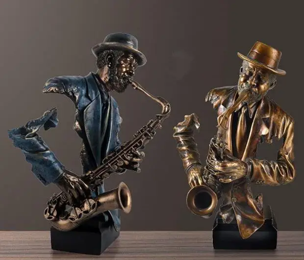 57 см современная креативная музыкальная статуя саксофона бюст Абстрактная