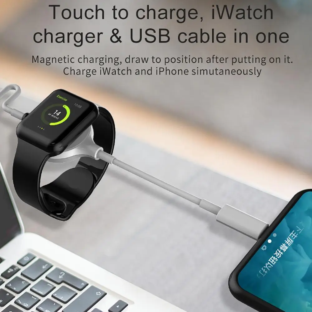 3 в 1 адаптер для беспроводной зарядки 2 4 поколения Apple Watch мобильные телефоны