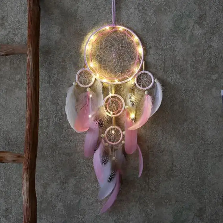 

Dream Catchers Colors Feather Dream Catchers for Bedroom Wall Decoration for Kids Birthday Wedding Ornament Craft Christmas Gift