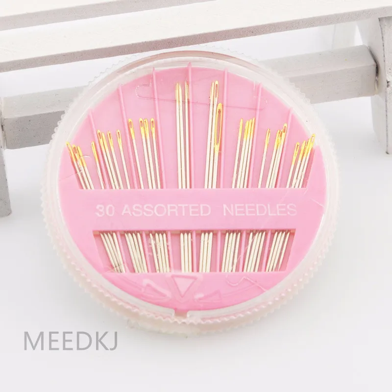 Иглы для ручного шитья кожи 30 шт./компл. 3 цвета|Швейные иглы| |