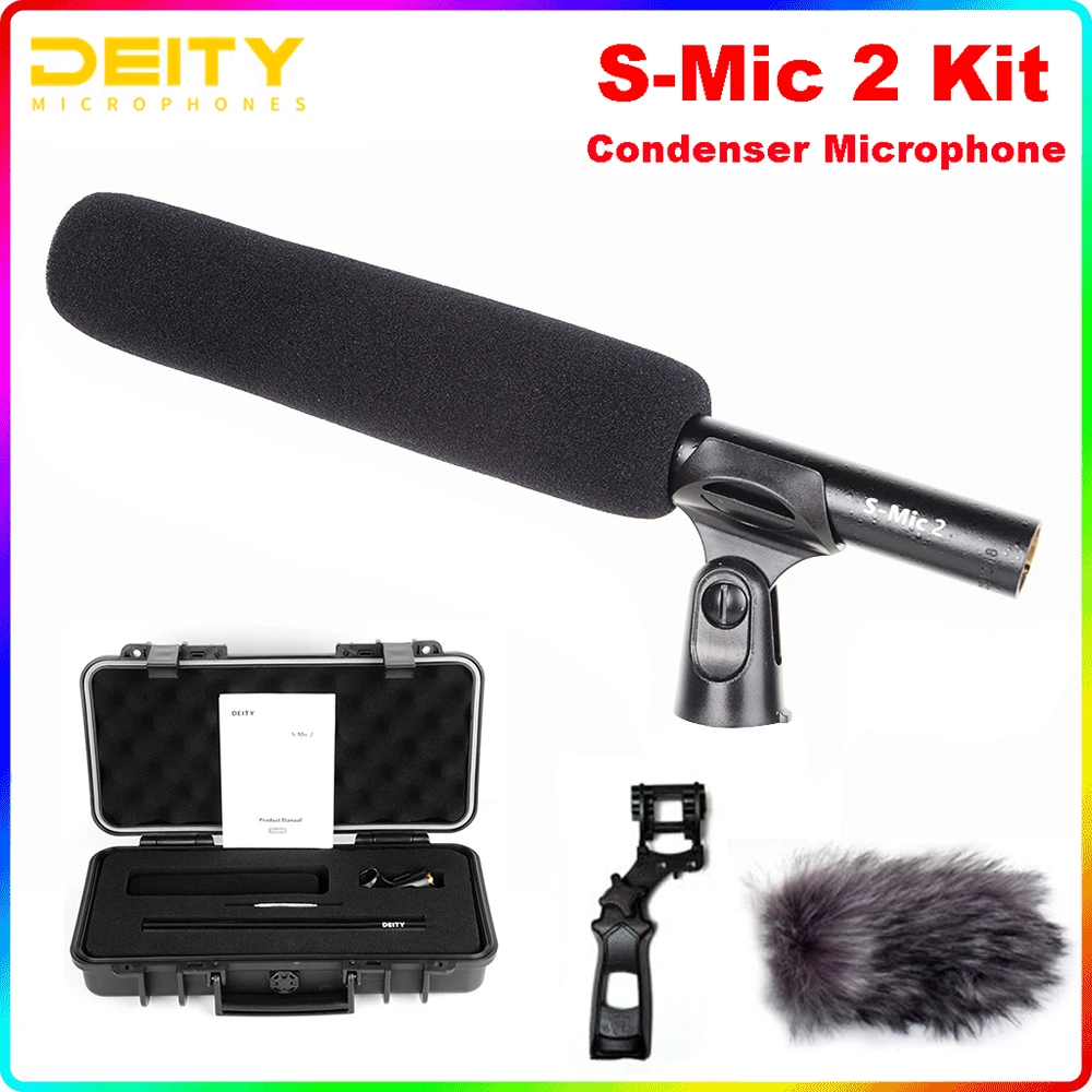 

Deity S-Mic 2 Kit Superior Off-axis High Sensitivity Low-noise Directional Microphone Rycote Shock Mount for Professional Film