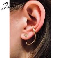 joolim high end pvd plated art curve ear bone clip single earring drop shipping supplier