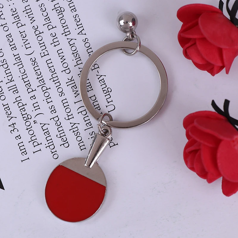 1 шт Мини Сплав брелок спорт пинг понг настольный теннис мяч бадминтон и Боулинг