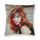 Чехол Mylene для фермера с цифровой фотографией, 45x45 см, украшение, 3D печать, французский певец, накидка на подушку, чехол для дивана с двумя сторонами