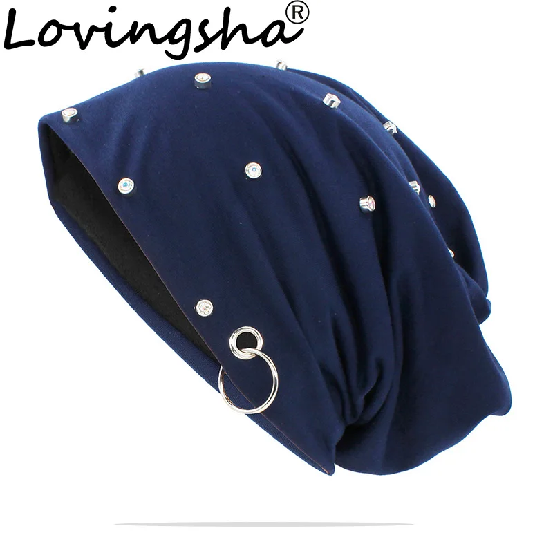 LOVINGSHA новая модная плотная шапка унисекс для мужчин и женщин брендовая