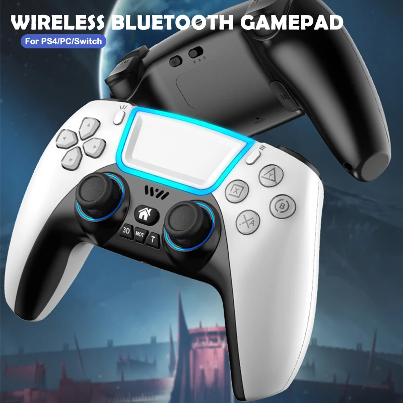 

Wireless Gamepad Controller Six-axis Vibration PS4/PC/Switch Bluetooth Game Handle Joystick For Video Game Console Accessories