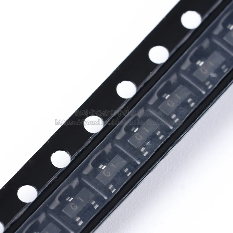 

100pcs / 1 lot Original MMBT5551 silk screen G1 SOT-23 NPN 160V 0.6A SMD transistor