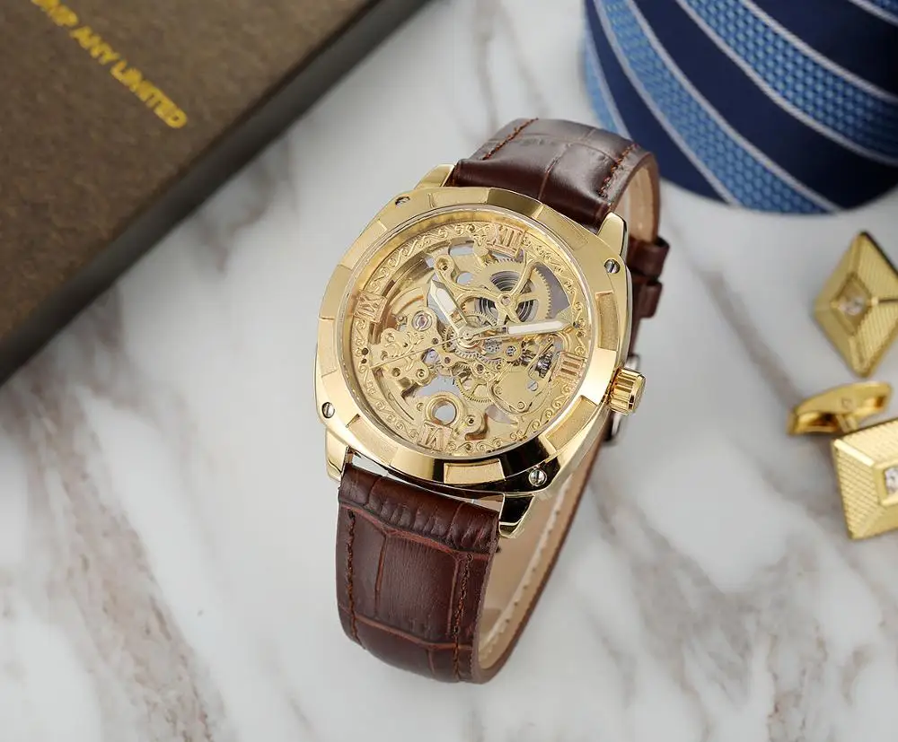 Forsining Sport Watches Black Silver Open Work Clock Male Luminous Waterproof Mens Automatic Wrist Top Brand Luxury | Наручные часы