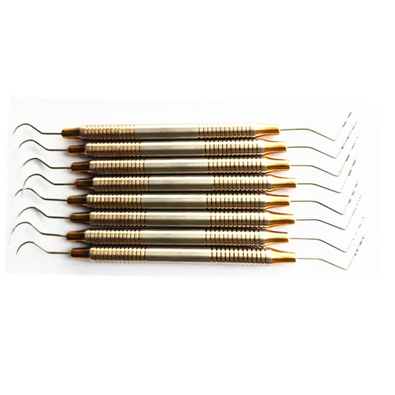 8 шт. стоматологический периодонтальный зонд с зубного инструмент для проводника