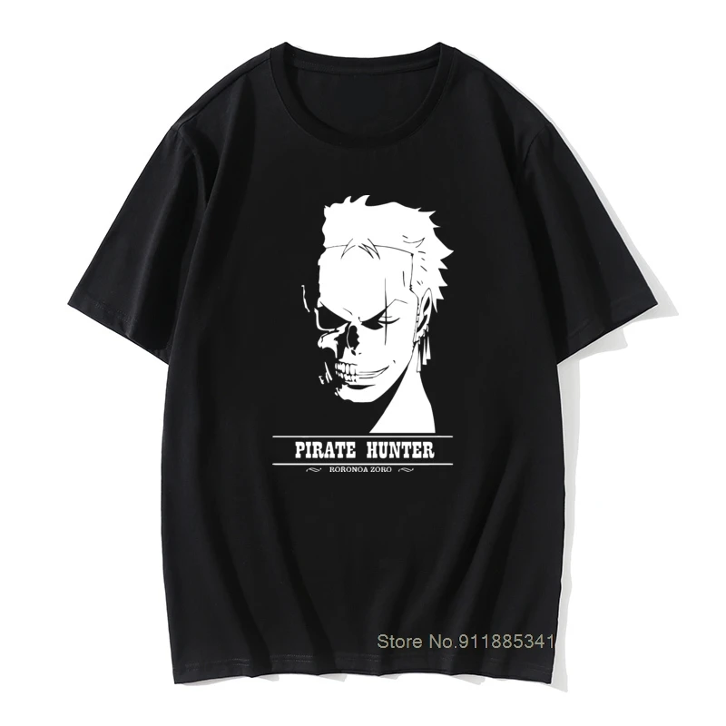 

Men's Roronoa Zoro The Pirate Hunter T Shirts Anime One Piece Comics Harajuku Cotton Camisas Tee Shirt Winter Tops T Shirt