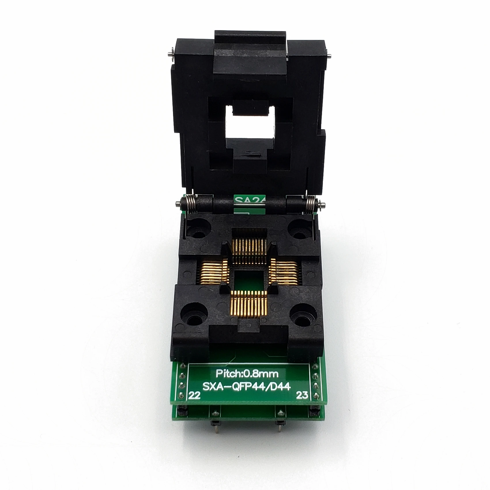 QFP44/PQFP44/TQFP44 к DIP44 SA245A шаг 0 8 мм IC программатор тестовый разъем адаптер|pitch|pitch adapter |