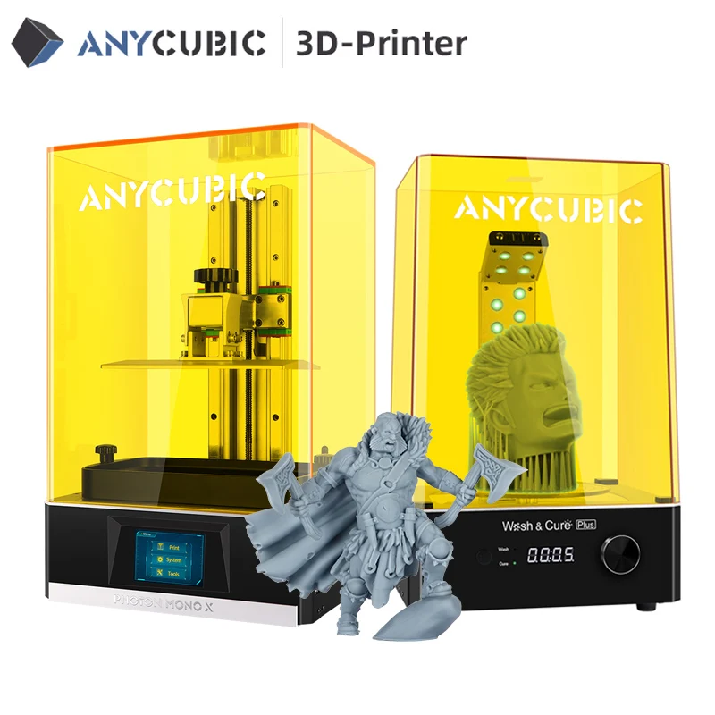 ANYCUBIC Photon Mono X LCD 3D принтер для мытья и отверждения плюс модель машинной стирки 2 в 1