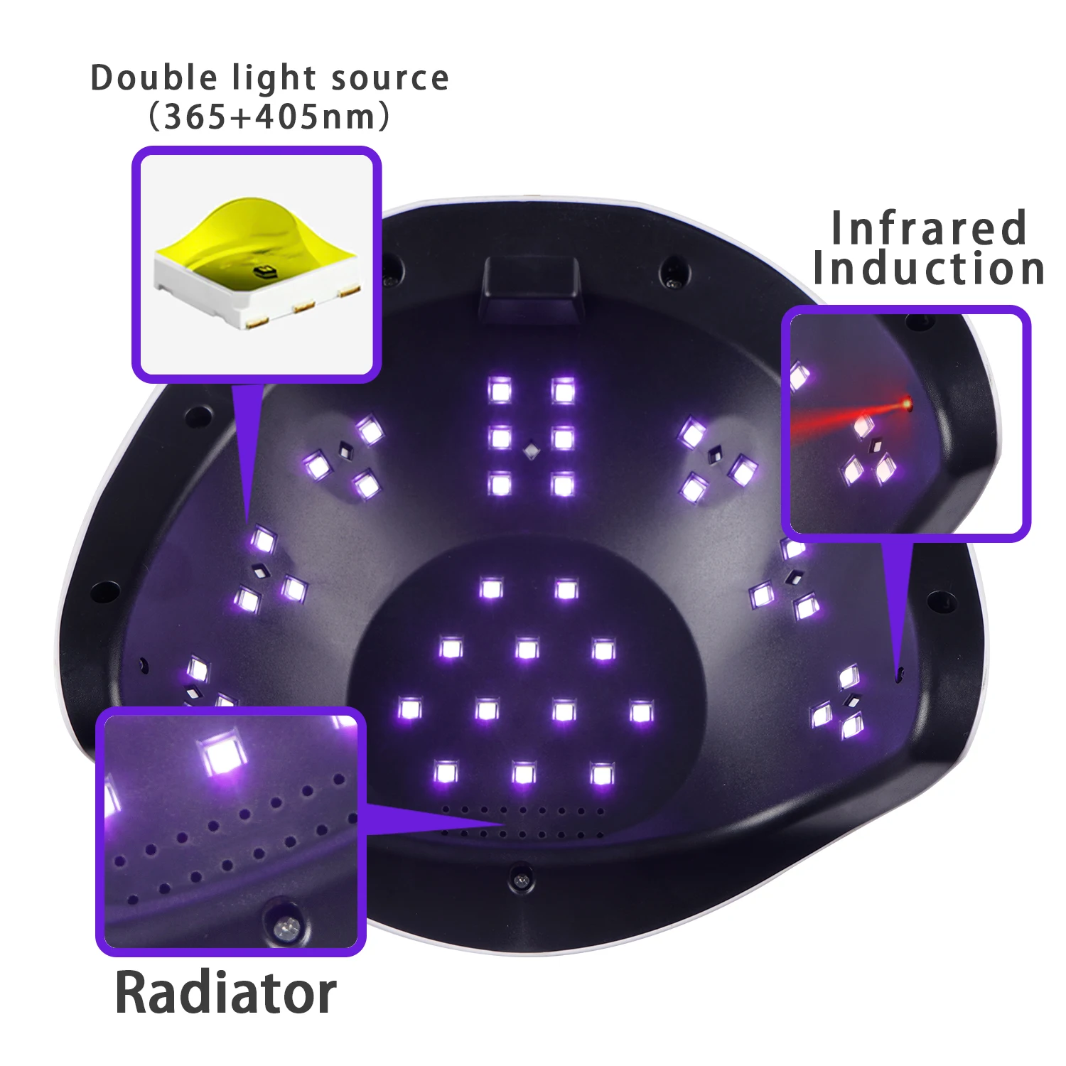 SUN BQ6T 120W UV LED Lamp for Nails Dryer Drying Manicure Gel Nail Varnish LCD Screen | Красота и здоровье
