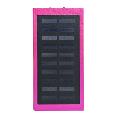 

20000mAh Solar Power Bank External Battery quick charge Dual USB Powerbank Portable Mobile phone Charger for iPhone 8 X Xiaomi