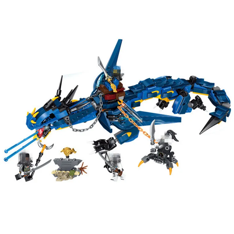 737 шт ниндзя строительные блоки игрушки для детей DIY Развивающие Совместимые