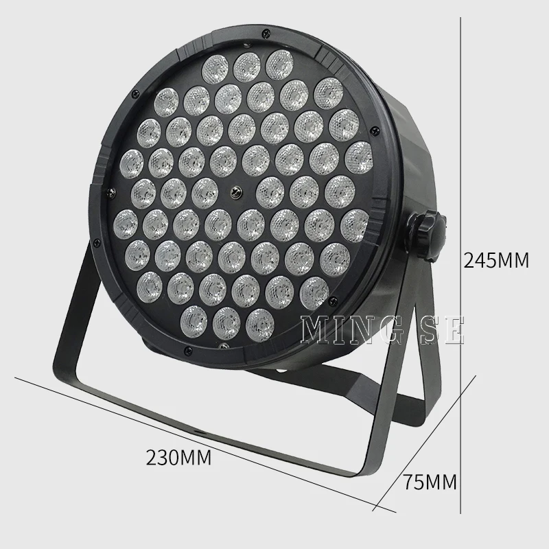 2 шт./лот 54X3W RGB 3 в 1 Светодиодный светильник Par 54*3w LED PAR DMX512 светодиодные лампы