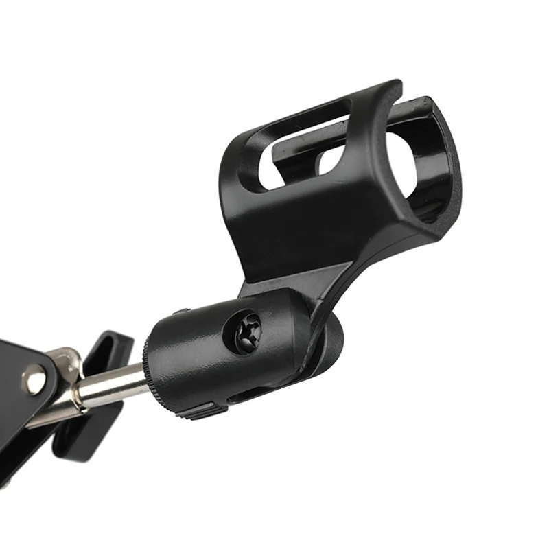 

Handheld Microphone Clip Desktop Cantilever Bracket Condenser Microphone Clamp Fixed Frame Phone Recording Microphone Accessorie