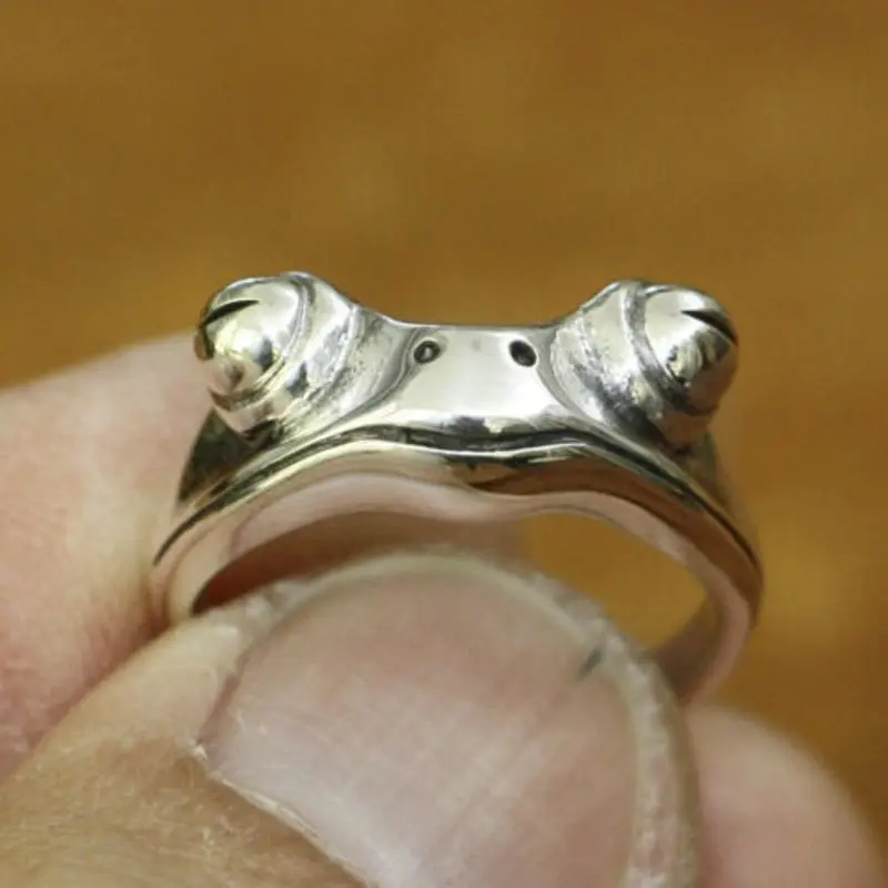 

Vintage Love Frog Wedding Rings for Women Creative Simple Women's Promise Ring 2021 New Sale Female Jewelry Accessories Gifts