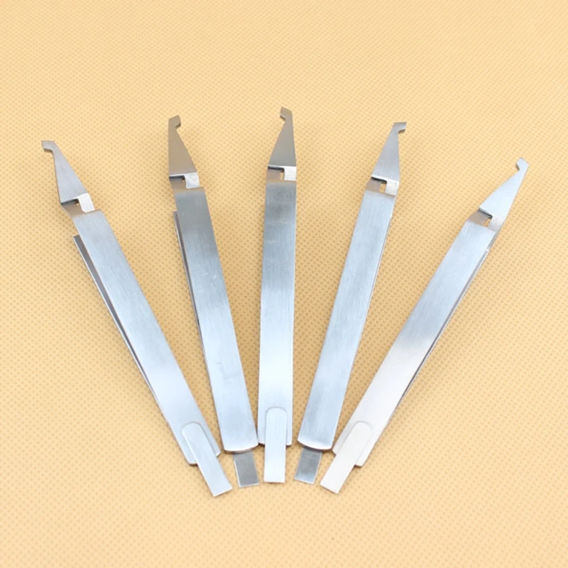 

Stainless Steel Dental Tweezer Plier Direct Bracket Holder Orthodontic Bonding U2JD