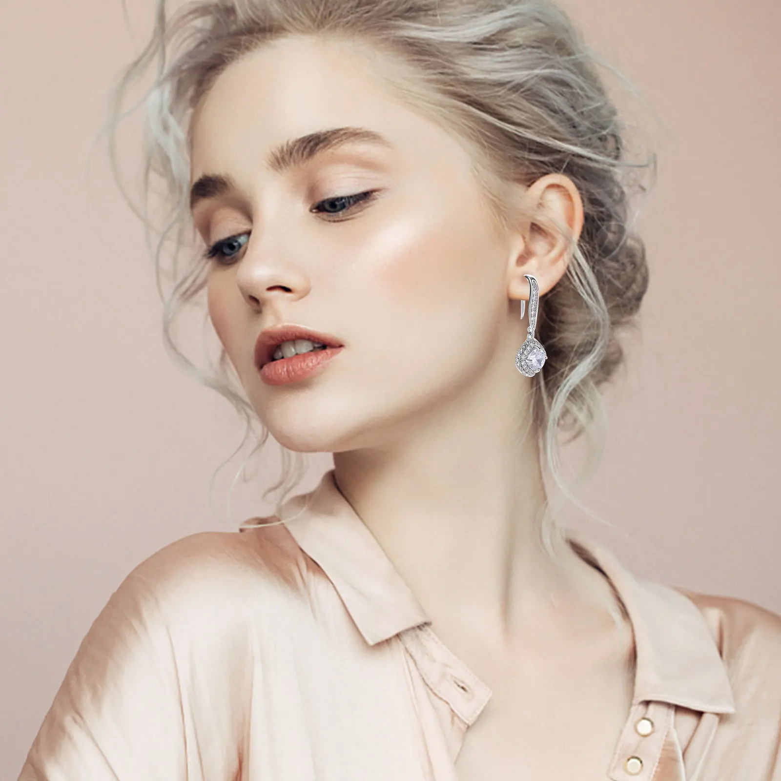 Магнитные серьги-гвоздики для похудения расслабления тела массажа украшения