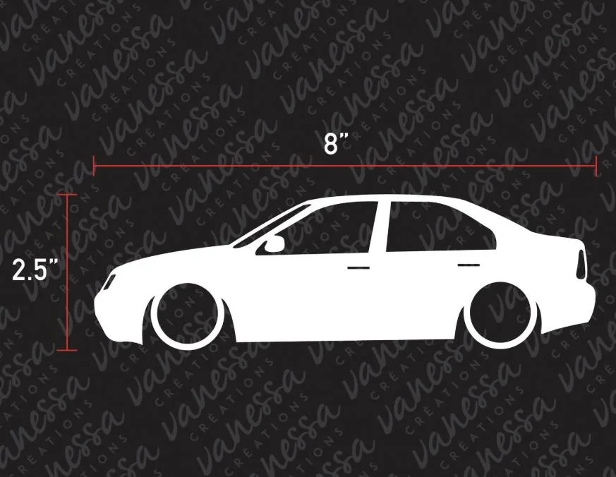 2 шт. виниловые наклейки для VOLKSWAGEN JETTA MK4 MKIV | Автомобили и мотоциклы