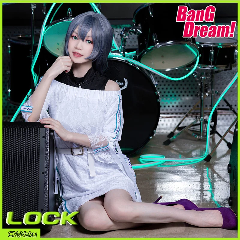 Asahi Rokka Cosplay Anime Game Bang Dream 7th Live Raise A Suilen Costume Berserker/Lock Cos Halloween Clothes For Women |