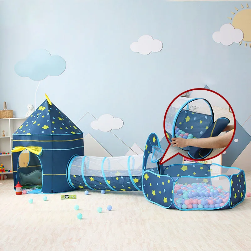 Детская палатка игровой домик игрушечный бассейн для шаров портативный детский