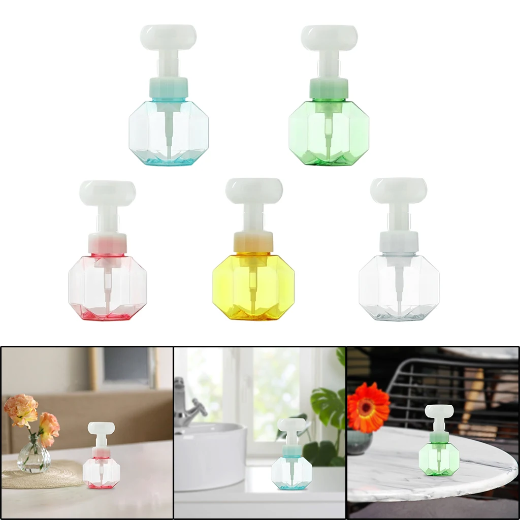 

Пустое мыло диспенсер для вспенивания бутылки насос жидкий контейнер шампунь гель для душа многоразового использования в форме цветка жид...