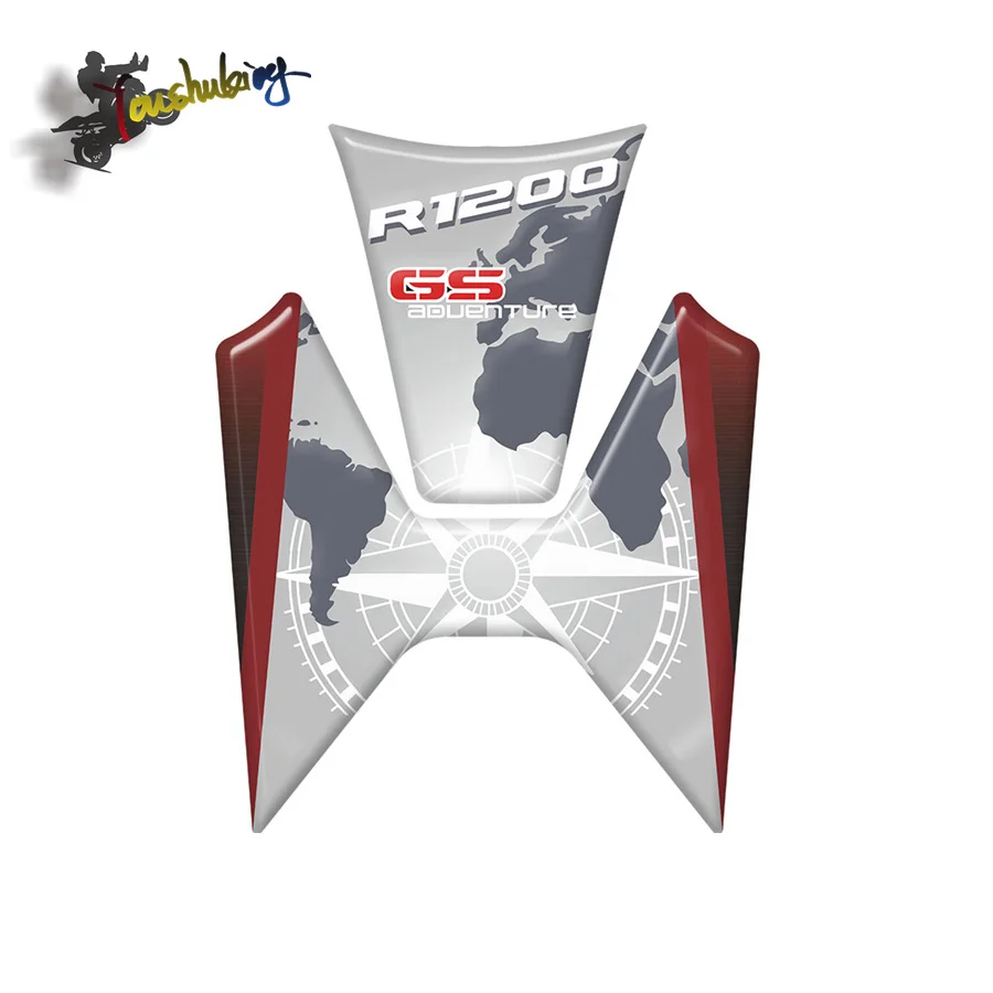 

R1200gs Tank Cap Cover Pad Motorcycle Fuel Gas Cap Protector Decals Case for R1200GS R1200 GS 2008-2012 3D Carbon-look