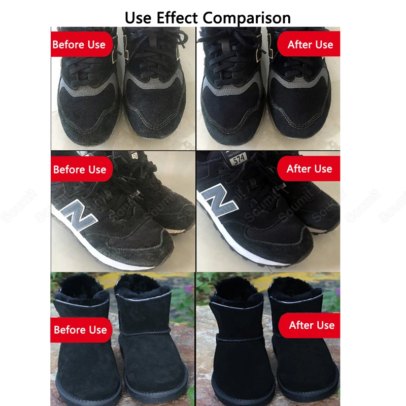 Замши Чистящая Щетка для обуви удаления загрязнений чистой ботинки из замши