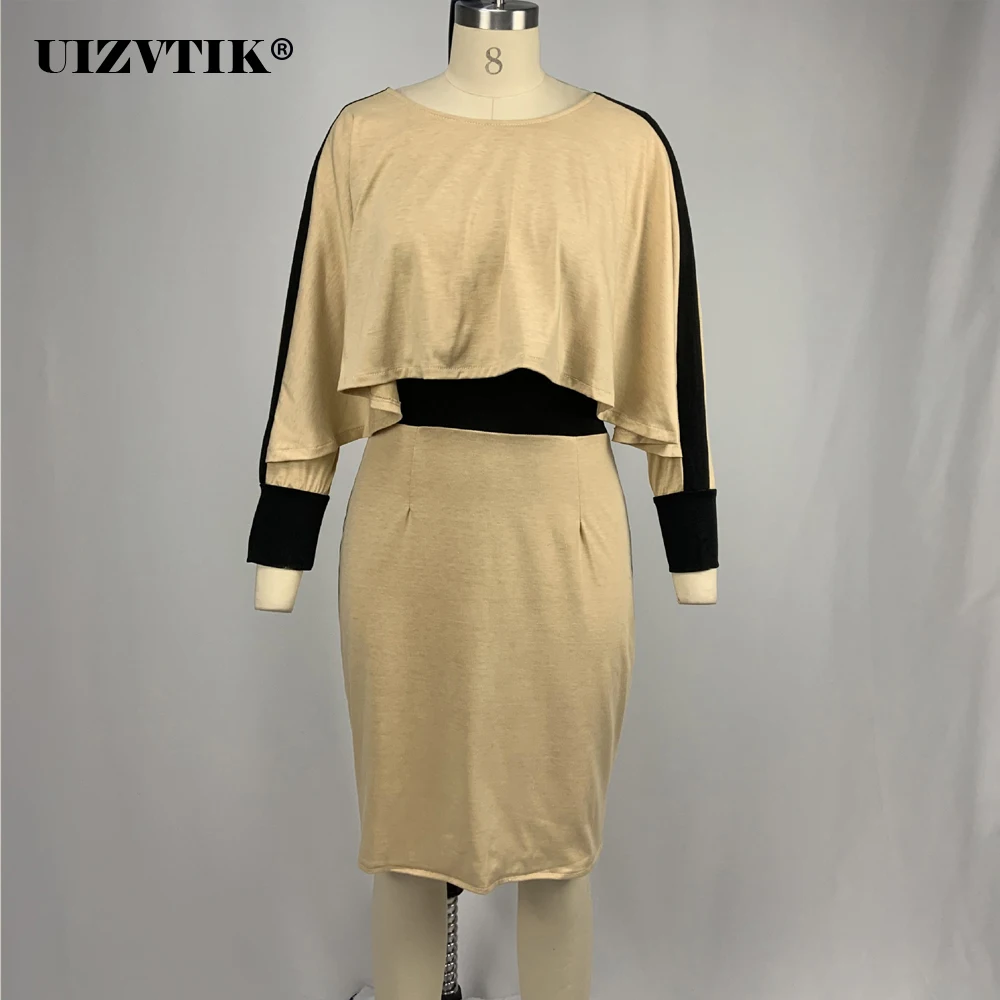 Платье с длинными рукавами для женщин 2021 летняя одежда 2 вещи в комплекте