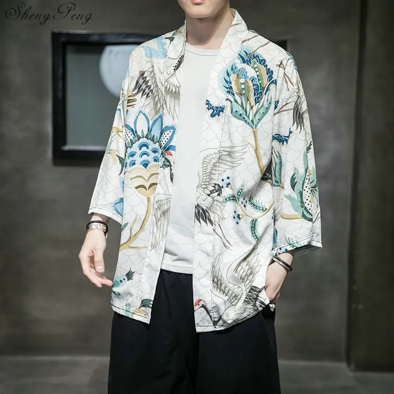 Традиционные японские кимоно онлайн Китайский магазин кардиган мужской