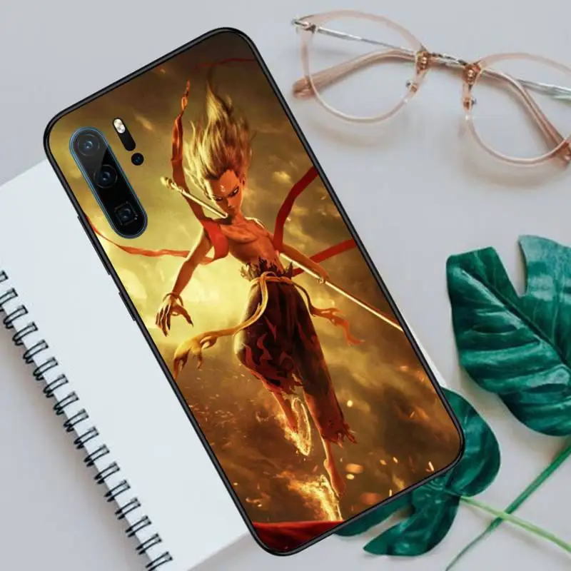 Волшебный ребенок Ne Zha Ao китайский аниме чехол для телефона Huawei honor Mate 10 20 30 40 i 9 8 pro