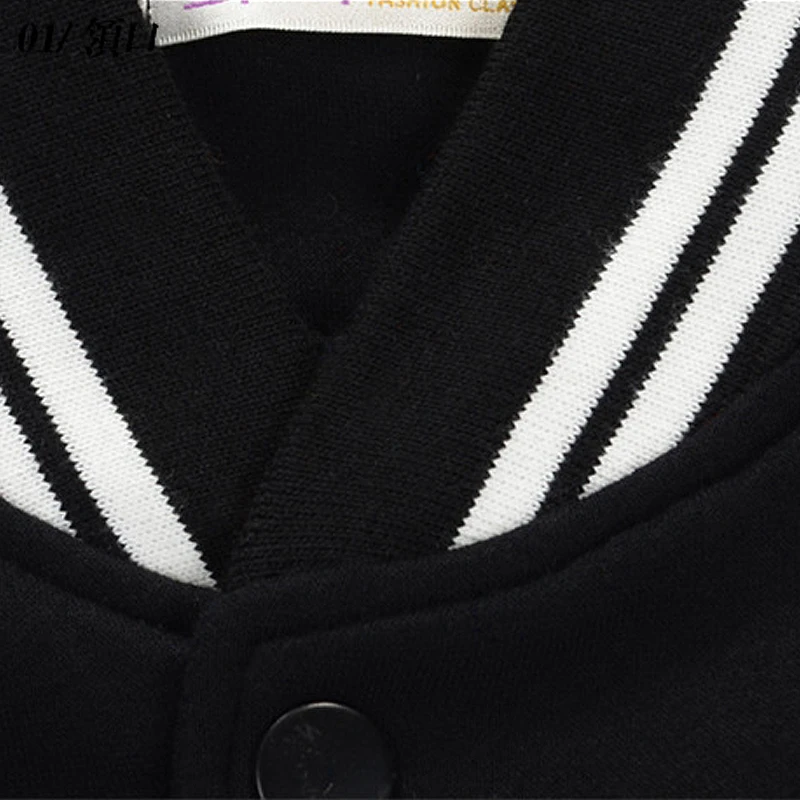 

2021 New Arrival Bomber Jacket Men Rib Sleeve Cotton Casual Baseball Uniform Collar Coat Star Autumn And Winter Spliced Short