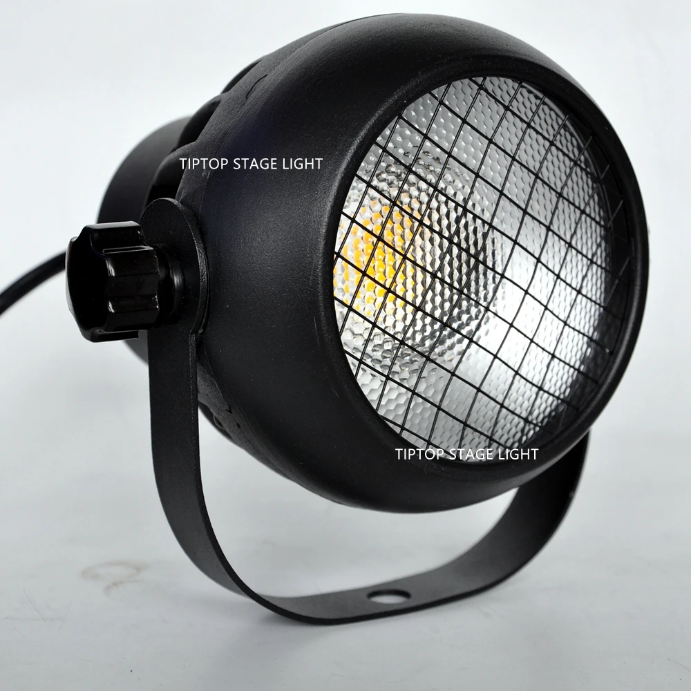 TIPTOP Stage Light Mini Aluminum COB LED Par 50W RGB 3IN1 Color Fan Cooling Indoor No Waterproof Smooth Dimmer Wall Washer | Лампы и