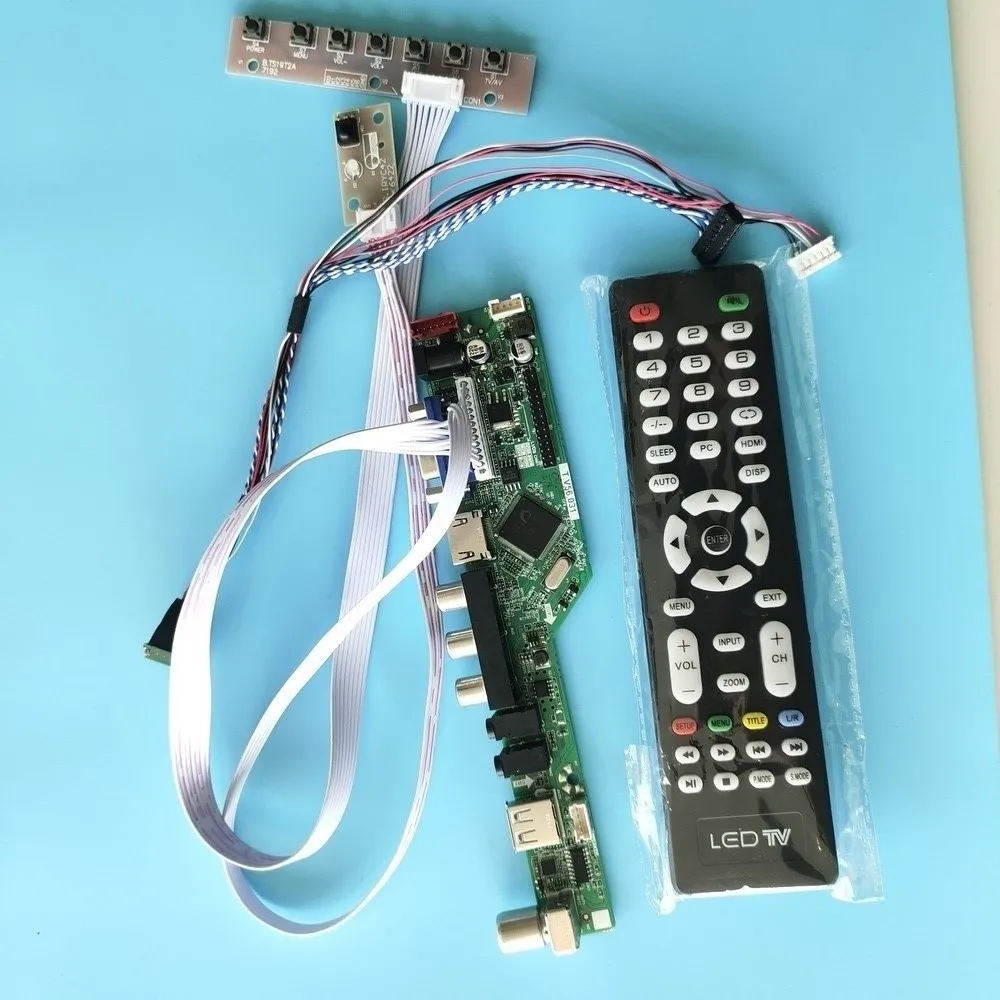 

Kit for LTN145AT01-H01 1366X768 40pin Display LVDS TV AV Panel Screen Remote Controller Board Monitor VGA LCD Audio LED HDMI USB