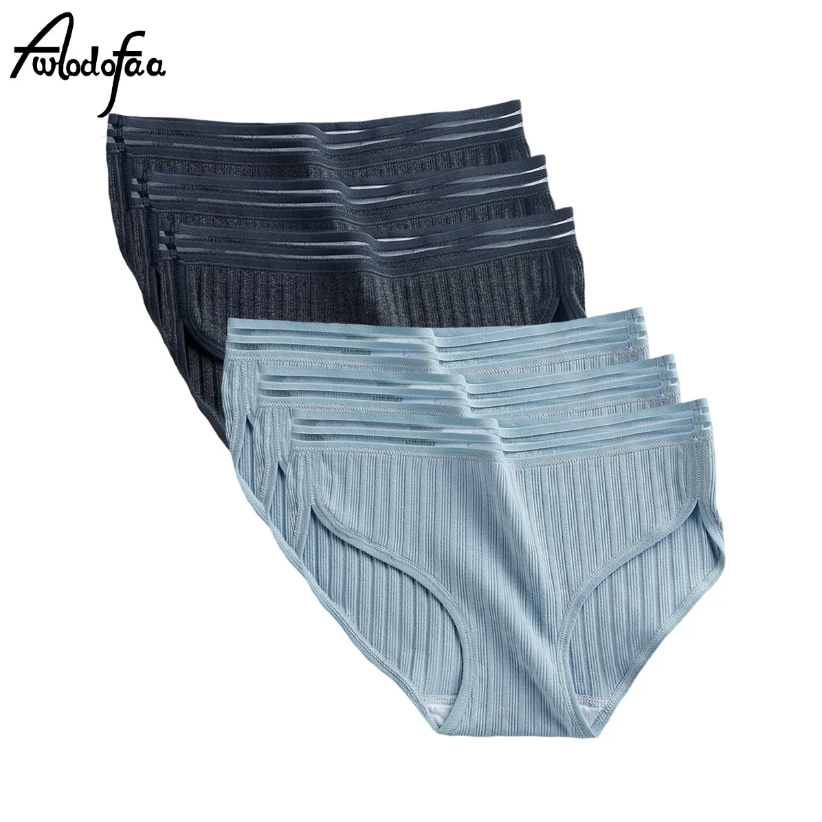 

6Pcs/Lot Seamless Girls Briefs Women's Cotton Ultra Soft Briefs Sexy Lace Panties Bikini Soft Comfort Lingerie Fashion Women XXL