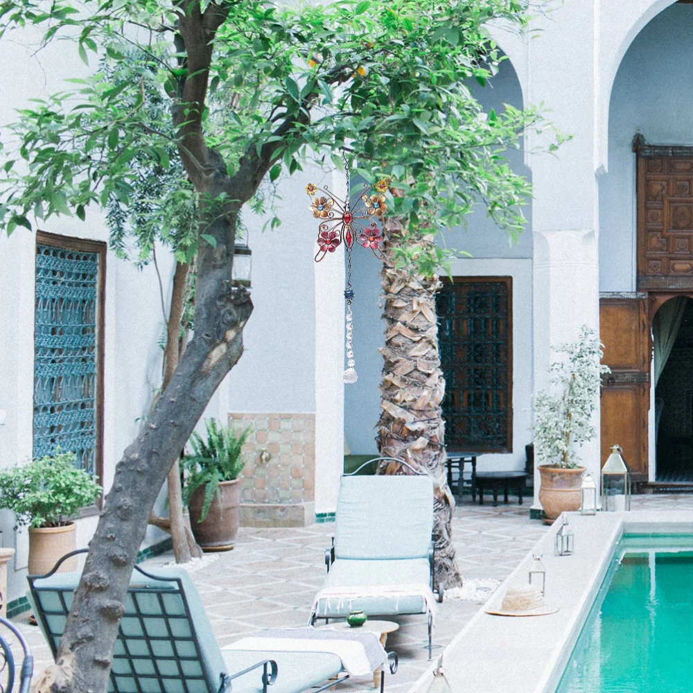 

Sun Catcher Crystal Light Refraction Fan Lighting Chain Charm