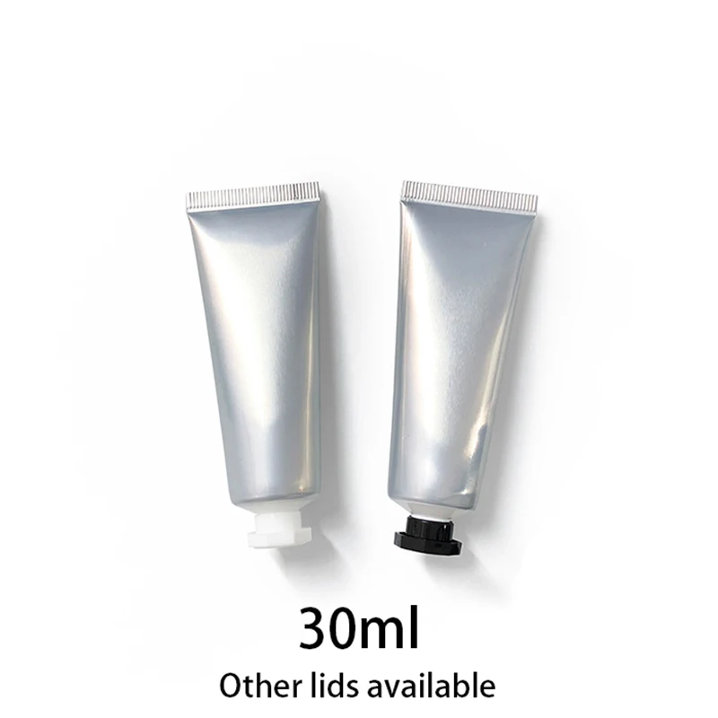 

30ml Aluminum Plastic Soft Tube Empty Squeeze Bottle 30g Refillable Makeup Eye Cream Foundation Small Container Free Shipping