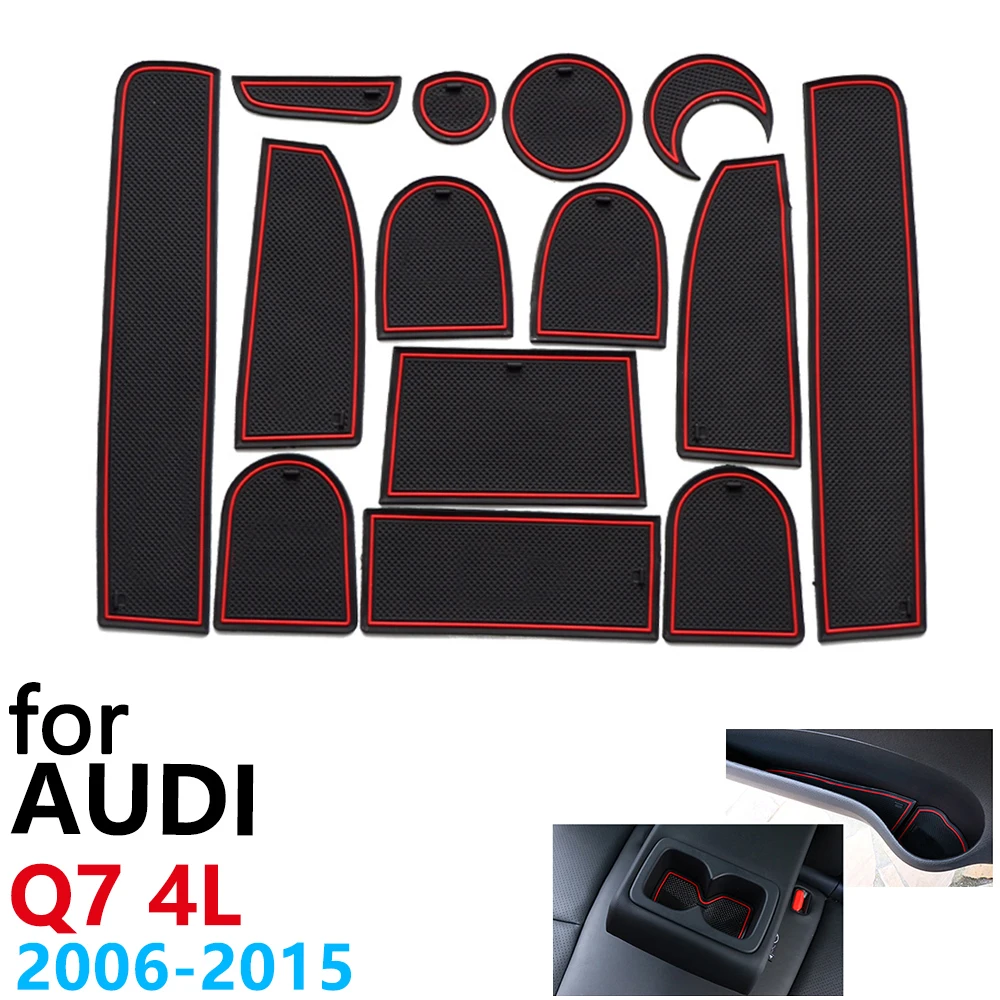 Противоскользящий резиновый коврик для подстаканника дверной паз Audi Q7 4L S line 2006 ~