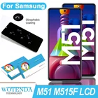 100% Оригинальный Amoled 6,7 ''дисплей для Samsung Galaxy M51 M515 M515F M515FDS Полный ЖК-дисплей сенсорный экран дигитайзер Запасные части