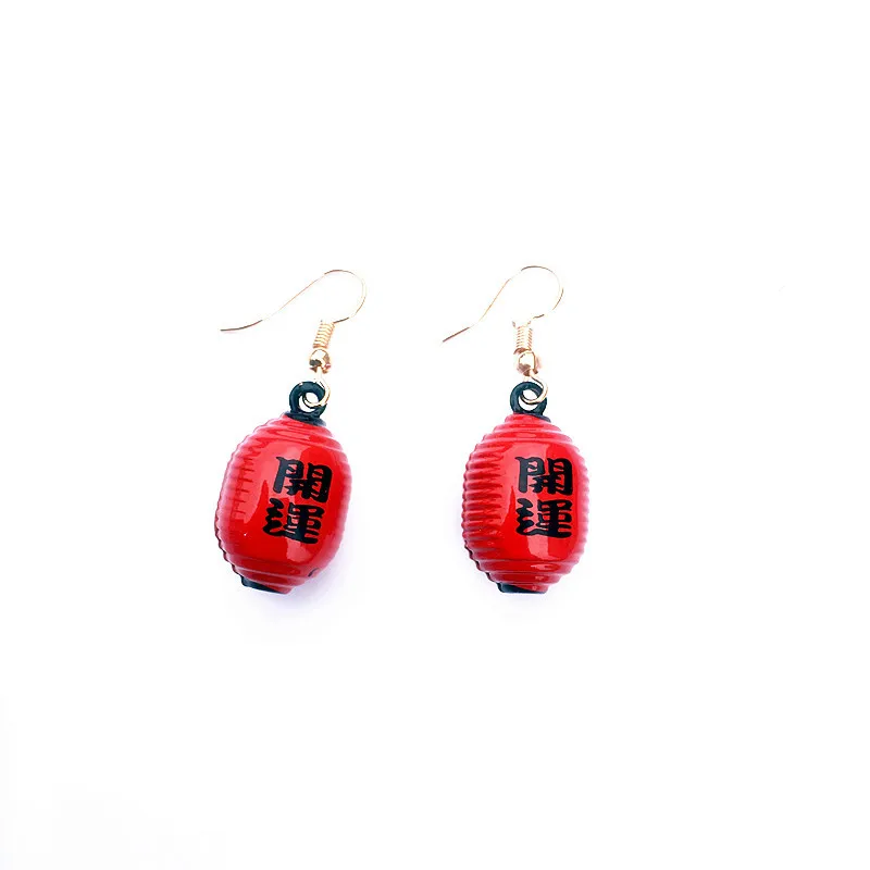 

AVEBIEN Chinese Style New Year's Lantern Earrings for Women 2020 trendy earrings pendants boucle d'oreille