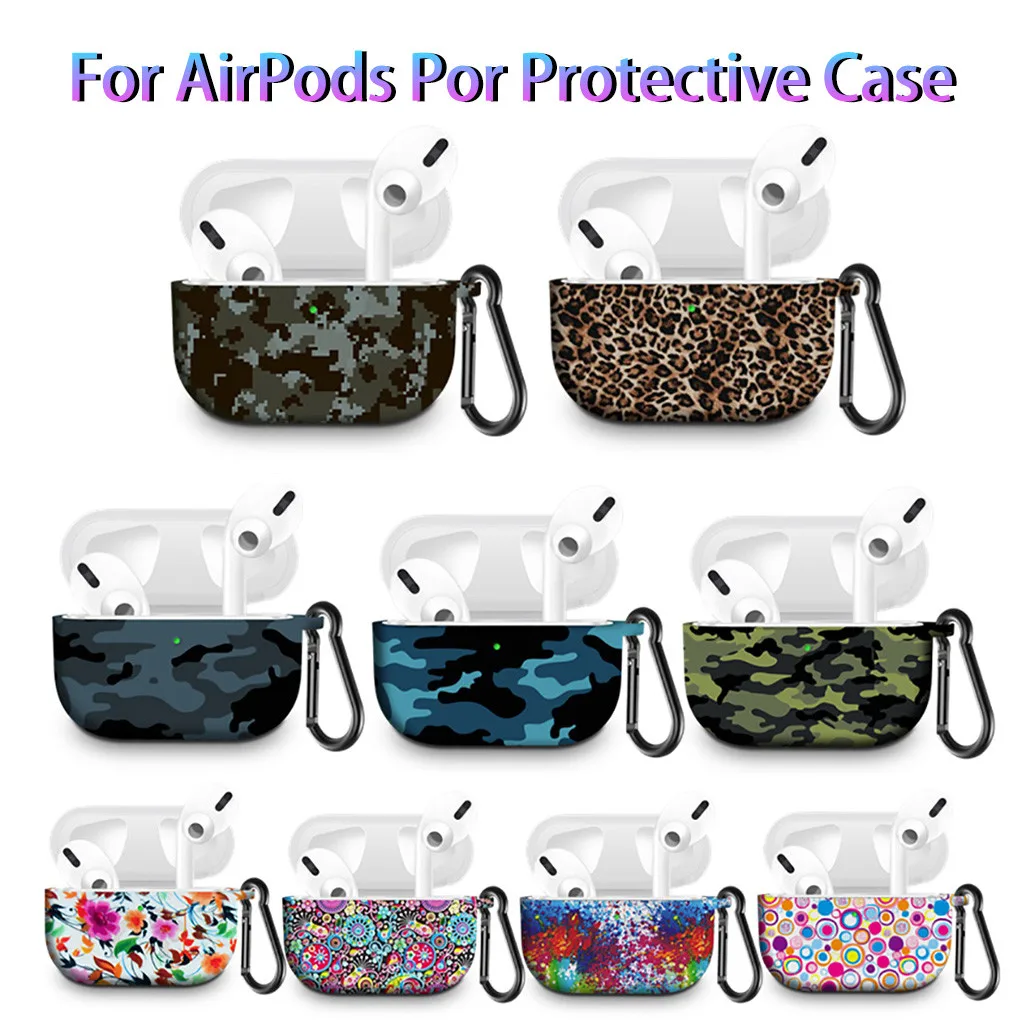 Беспроводной зарядный бокс для AirPods Pro 2019 силиконовая кобура с защитой от царапин