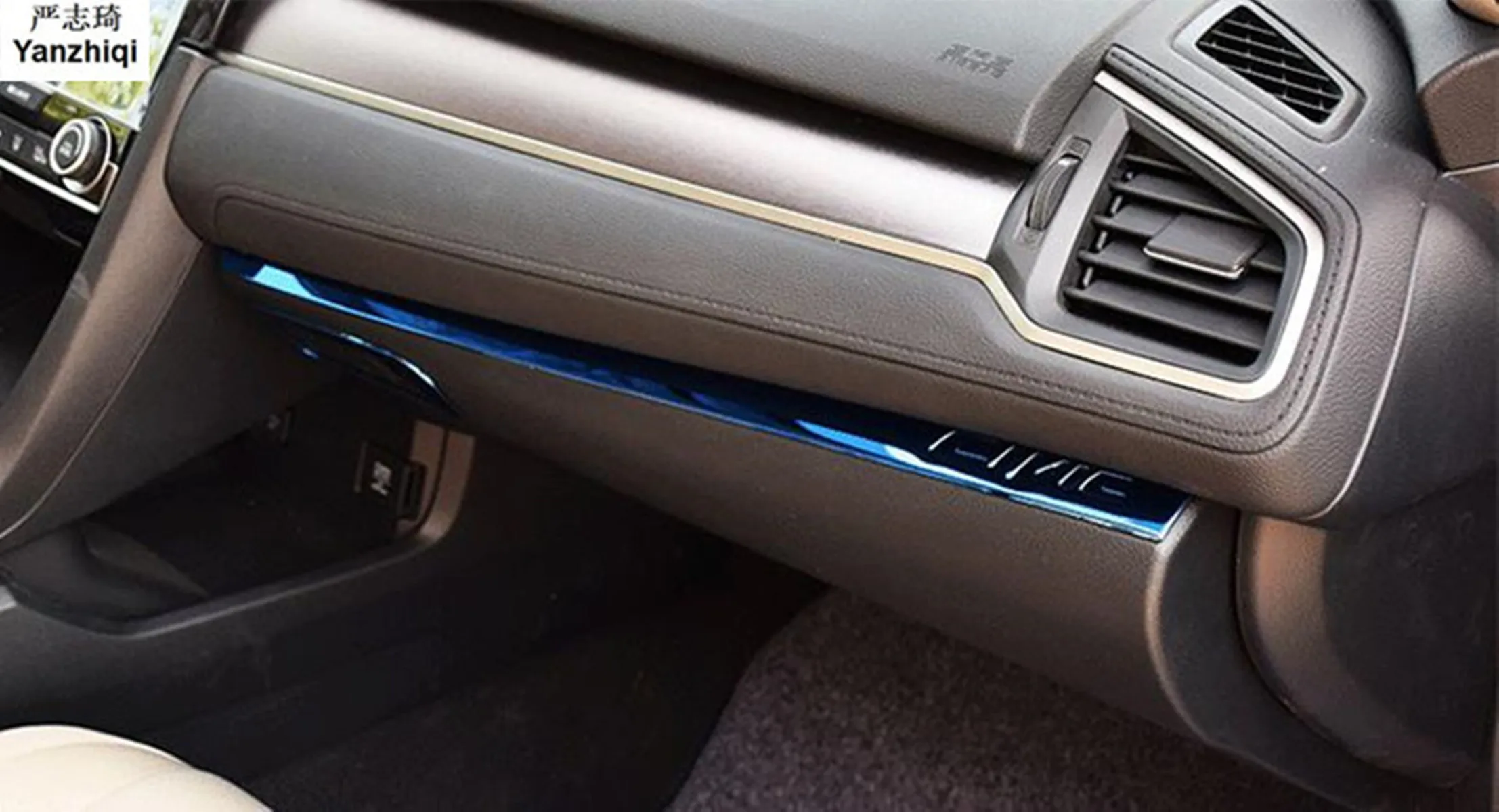 Ящик для перчаток из нержавеющей стали крышка ручки отделка ящик декоративная