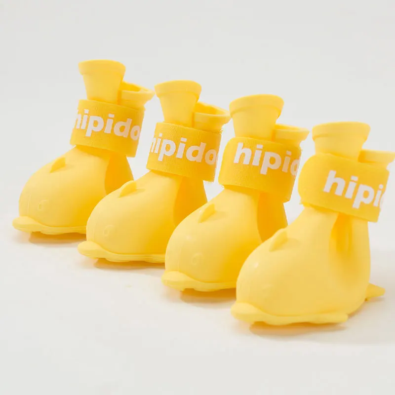 

4 шт., резиновые ботинки для собак и кошек